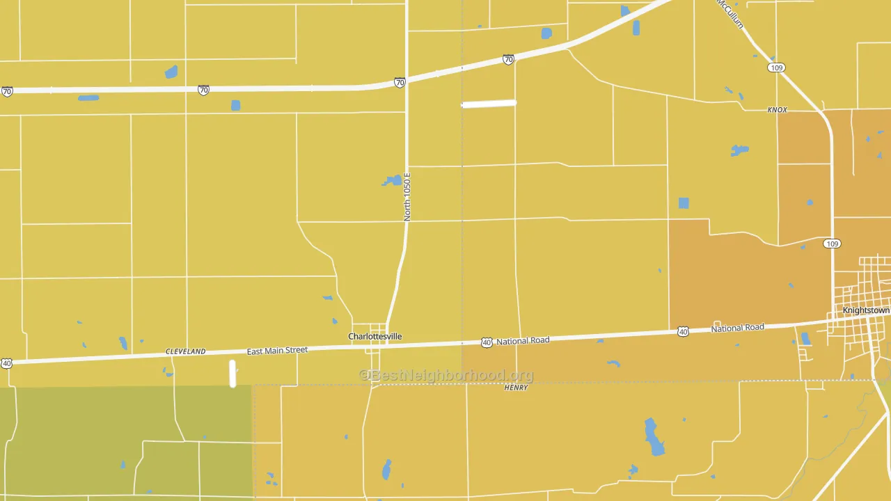 Map of the best neighborhoods in the Maple Valley area, with better matches in green and worse matches in red
