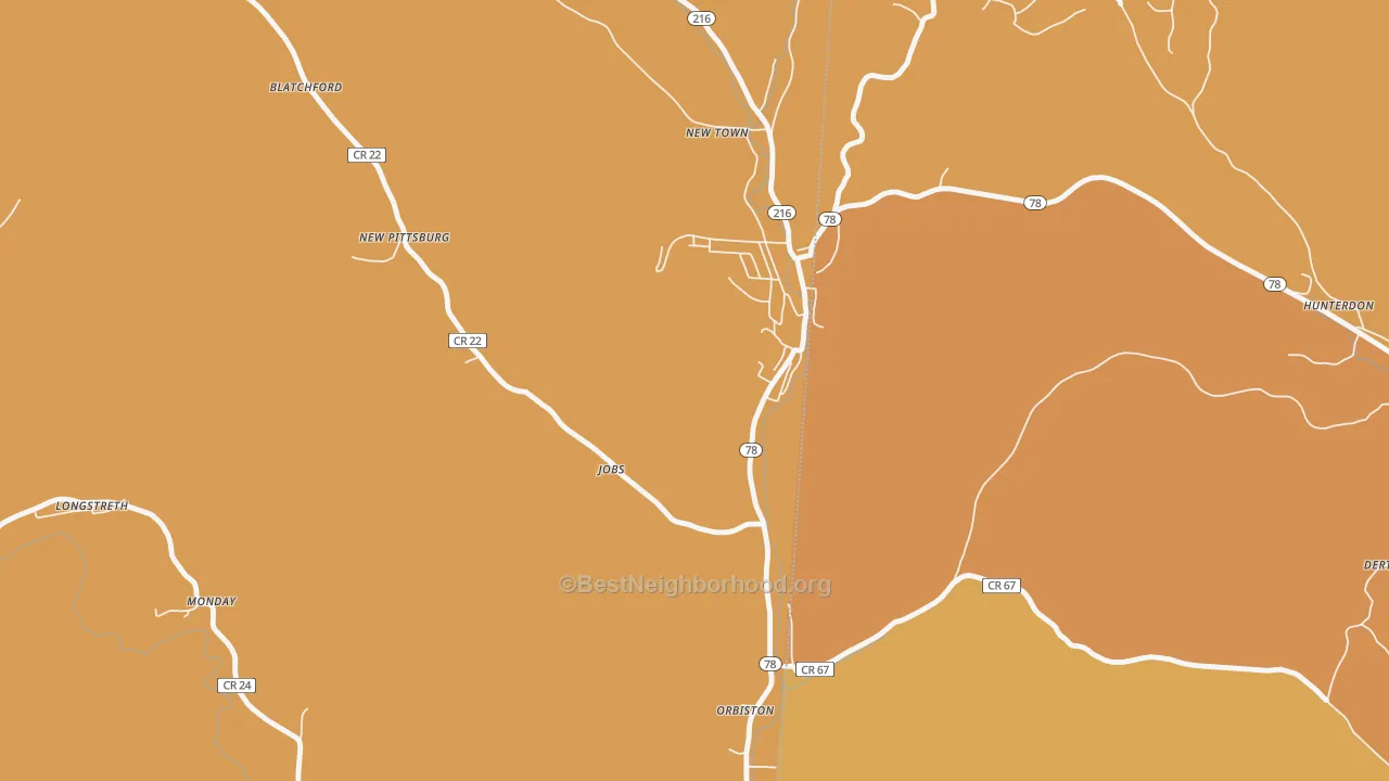 Map of the best neighborhoods in the Murray City area, with better matches in green and worse matches in red