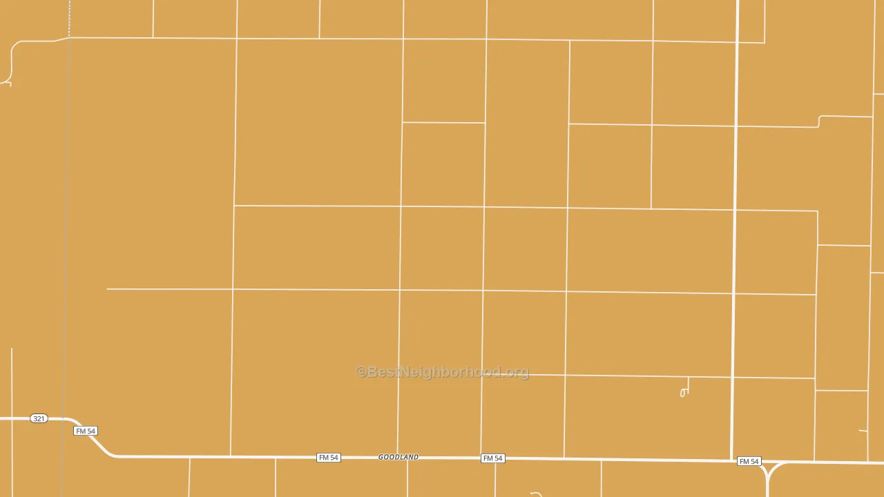 Map of the best neighborhoods in the Needmore area, with better matches in green and worse matches in red