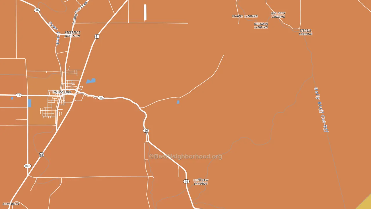 Map of the best neighborhoods in the Nitta Yuma area, with better matches in green and worse matches in red