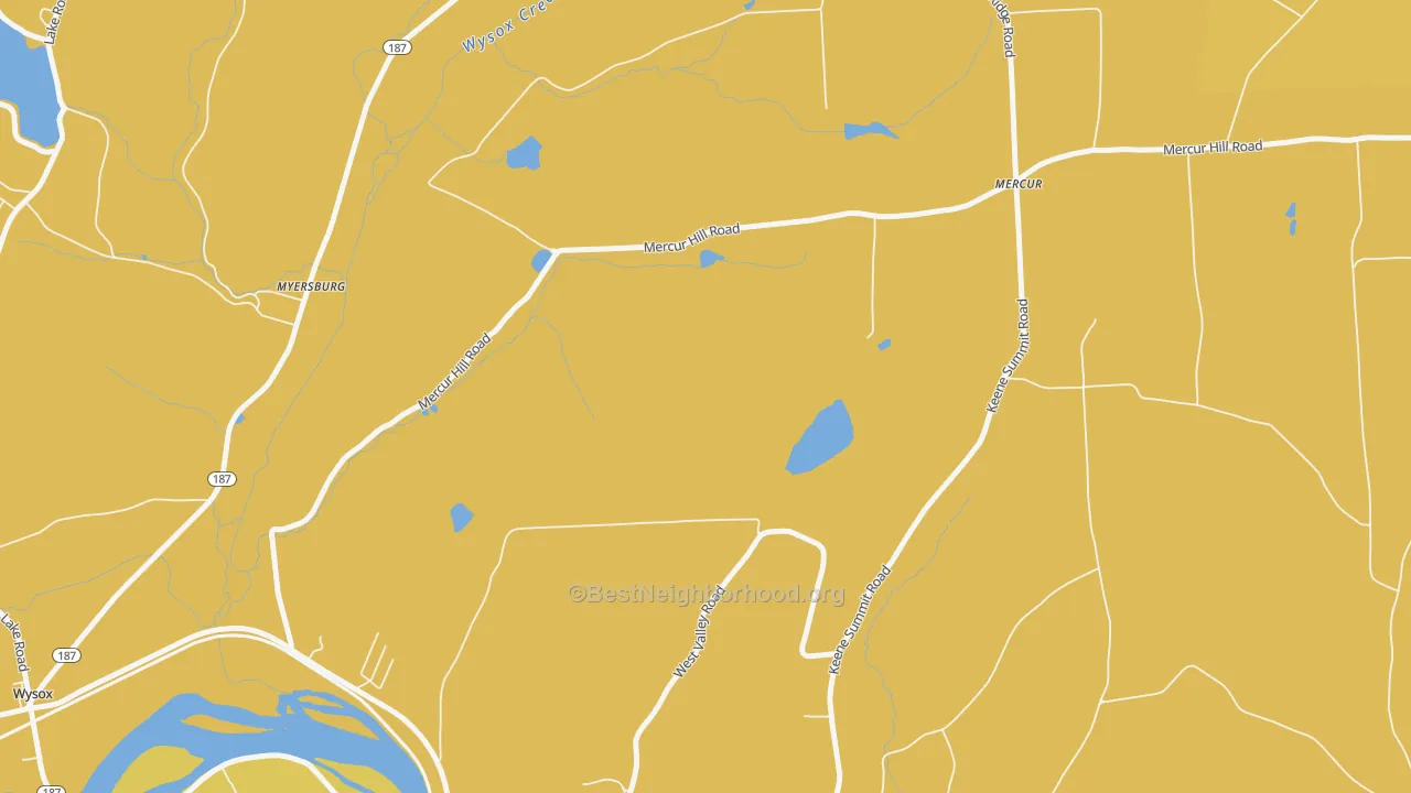 Map of the best neighborhoods in the North Rome area, with better matches in green and worse matches in red