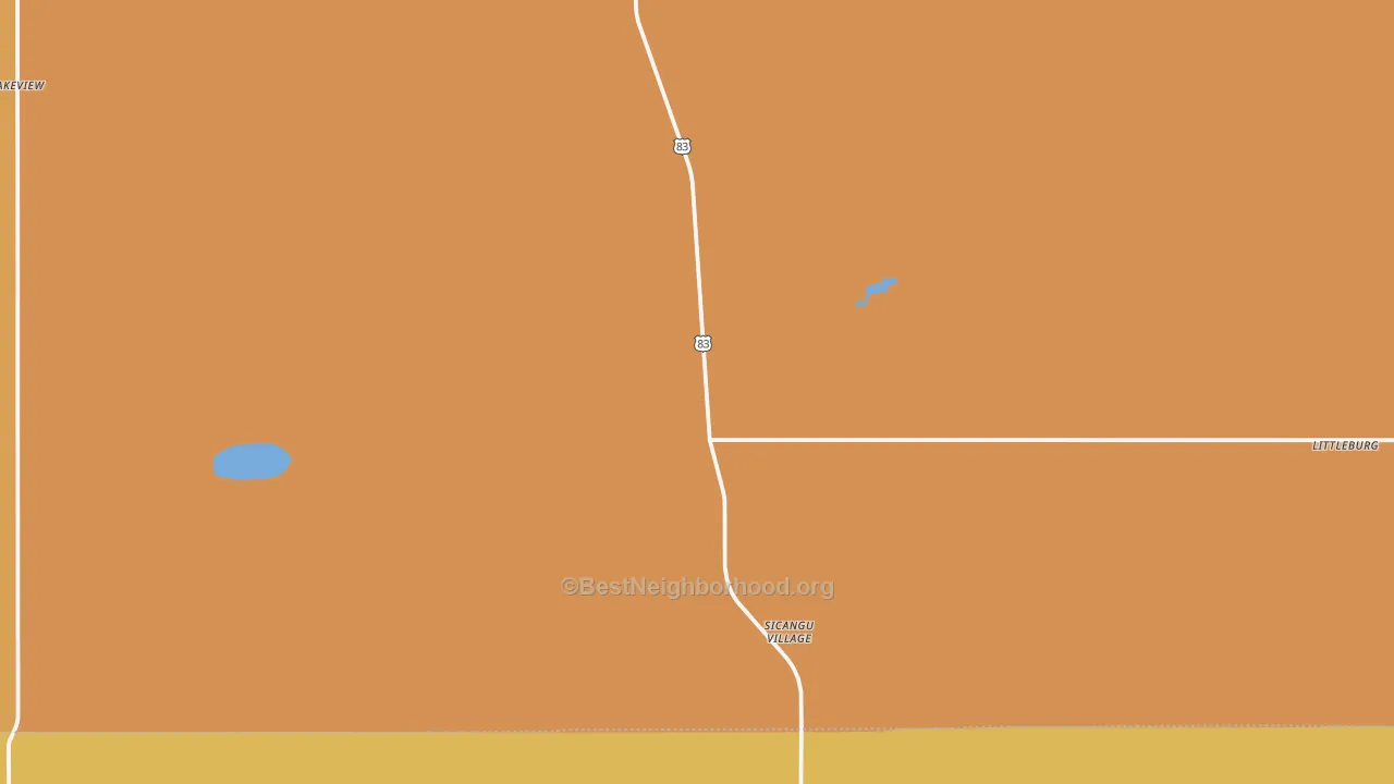Map of the best neighborhoods in the Olsonville area, with better matches in green and worse matches in red