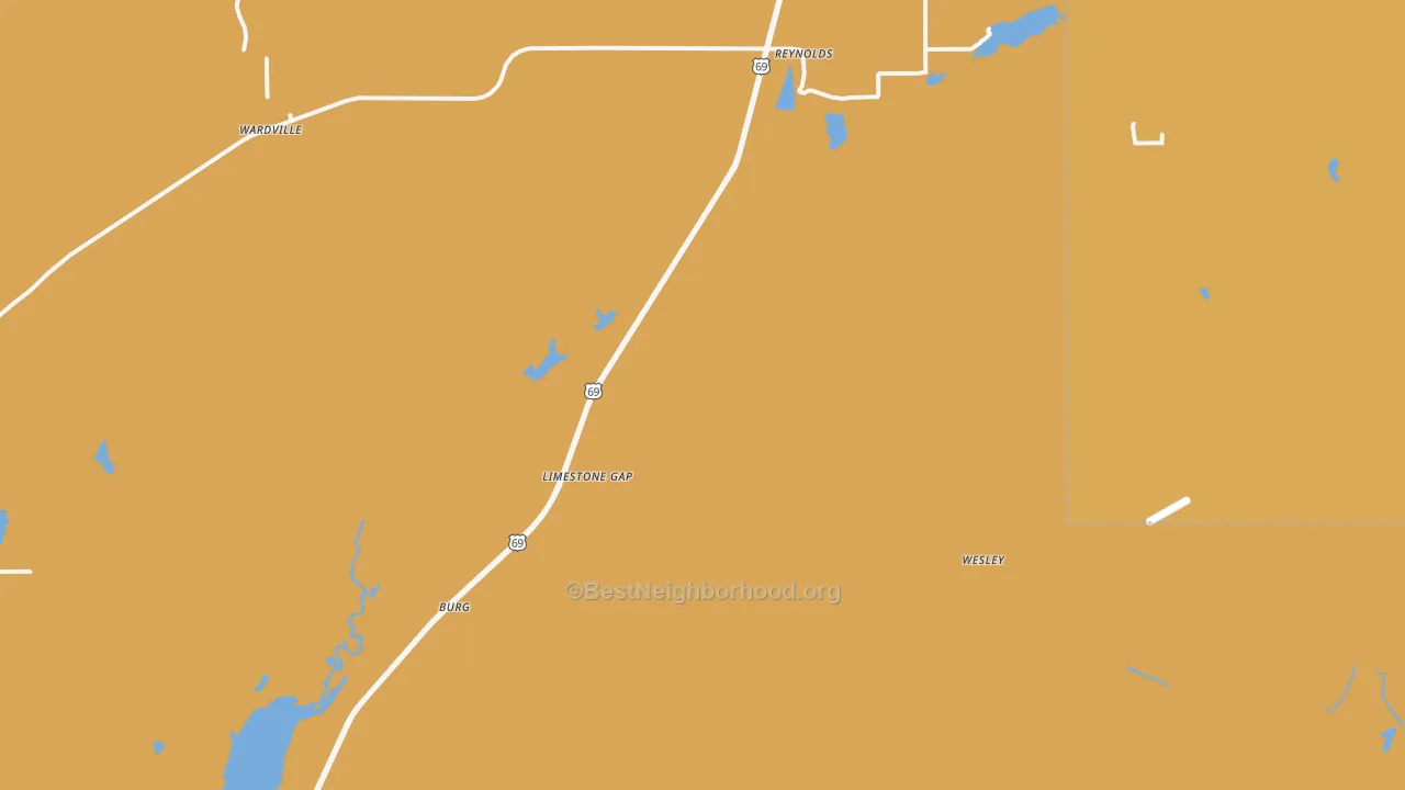Map of the best neighborhoods in the Pittsburg area, with better matches in green and worse matches in red