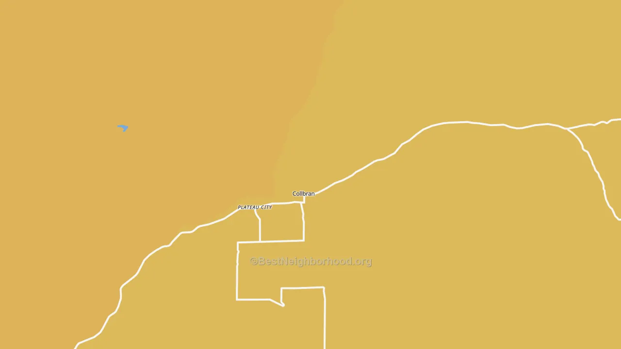 Map of the best neighborhoods in the Plateau City area, with better matches in green and worse matches in red