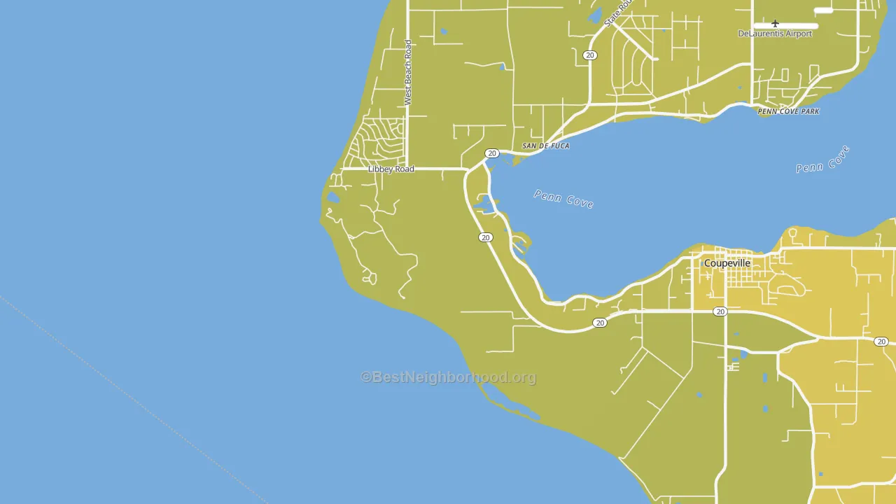 Map of the best neighborhoods in the Prairie Center area, with better matches in green and worse matches in red