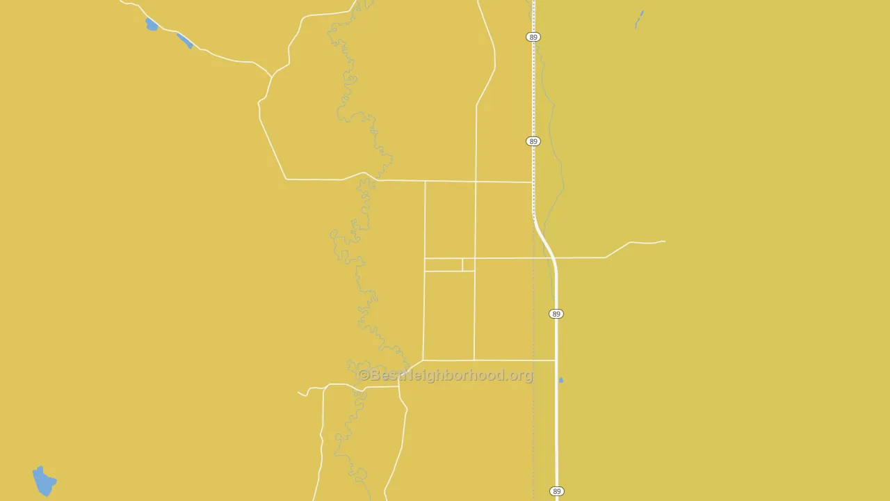 Map of the best neighborhoods in the Raymond area, with better matches in green and worse matches in red