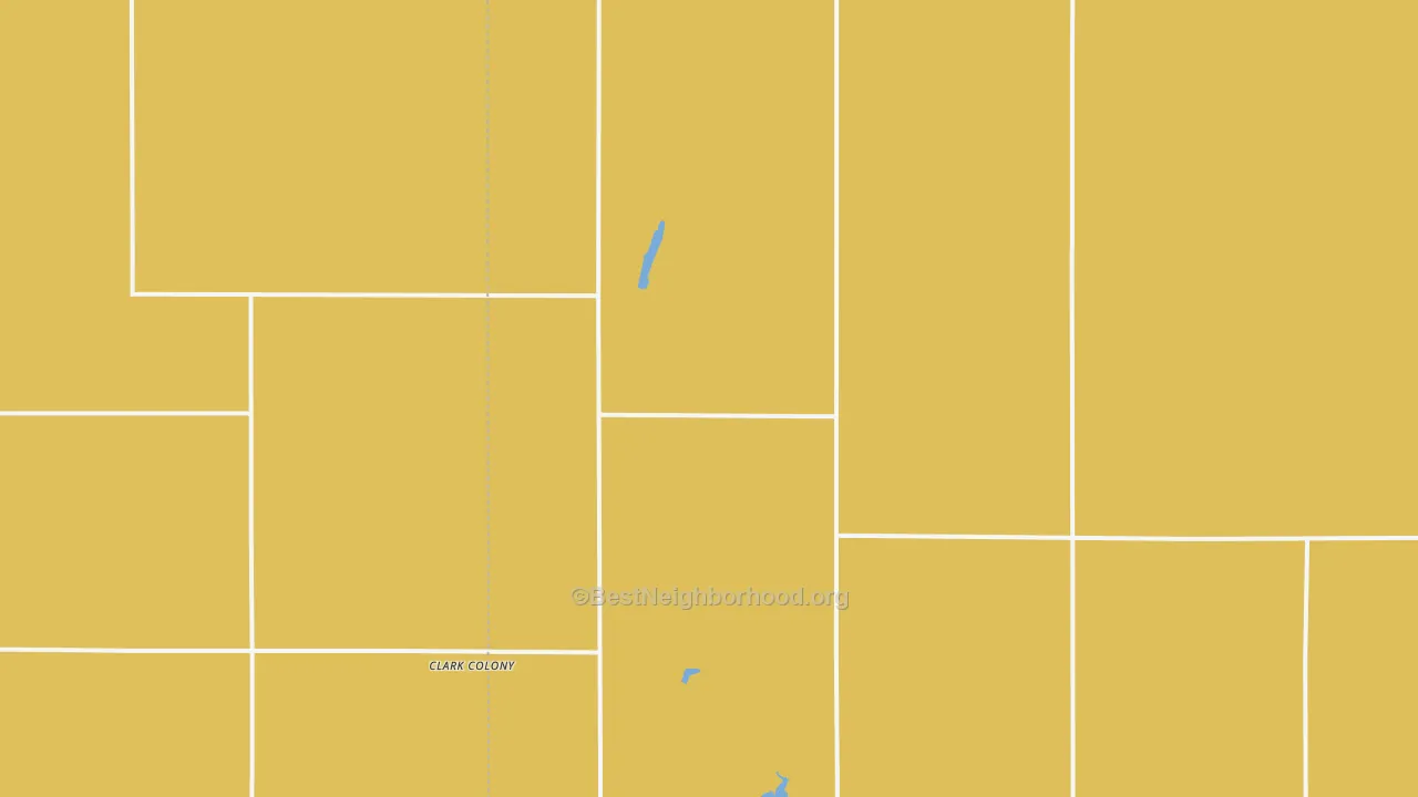 Map of the best neighborhoods in the Raymond area, with better matches in green and worse matches in red