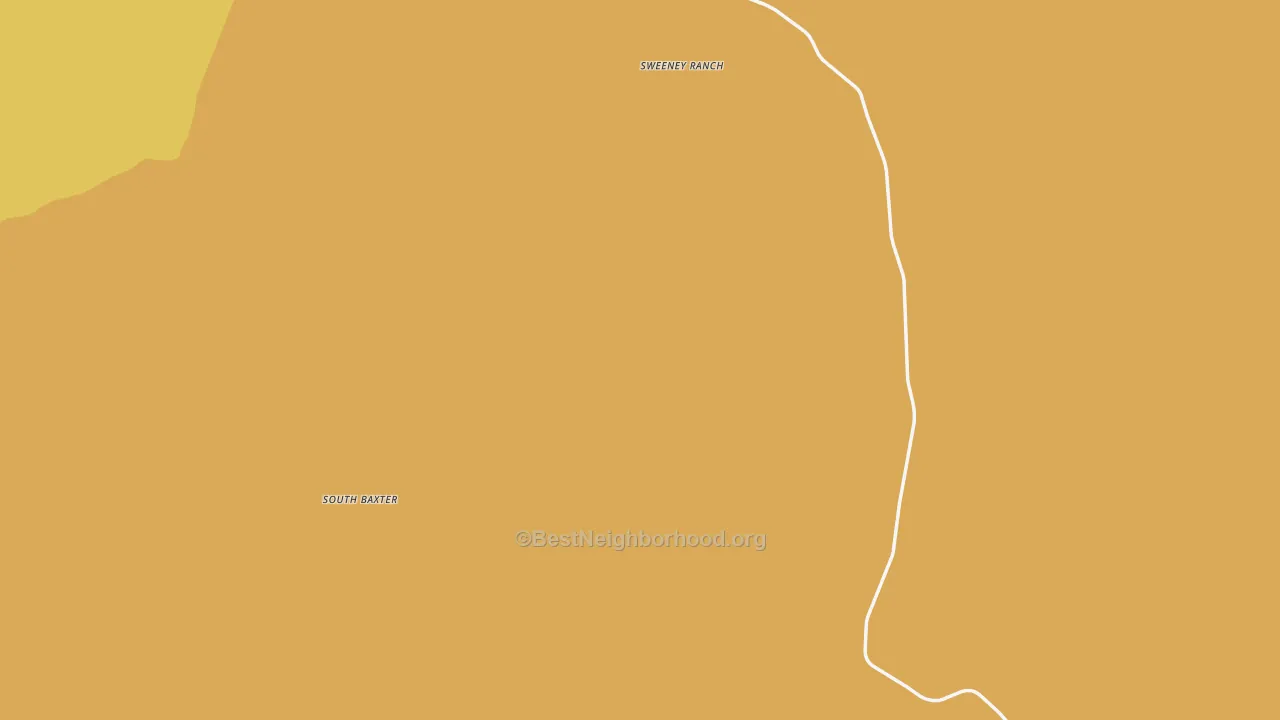 Map of the best neighborhoods in the Sage area, with better matches in green and worse matches in red