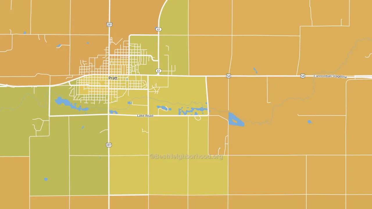 Map of the best neighborhoods in the Saratoga area, with better matches in green and worse matches in red