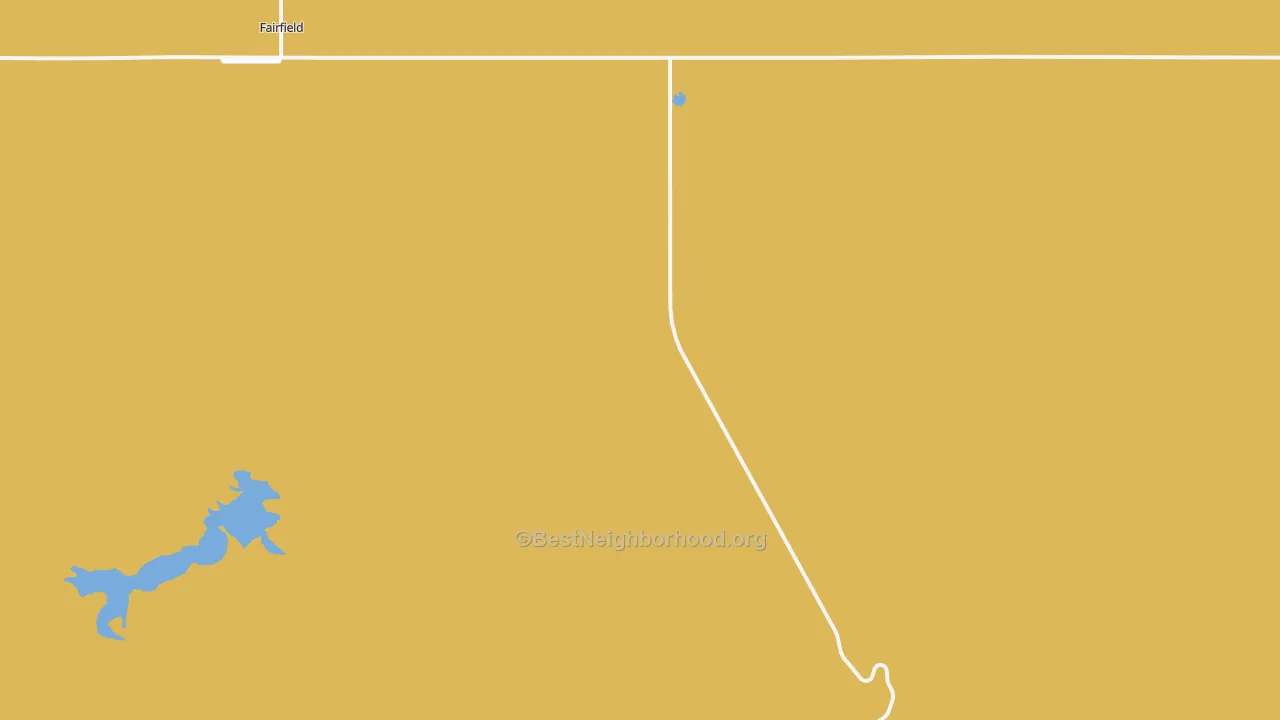 Map of the best neighborhoods in the Selby area, with better matches in green and worse matches in red