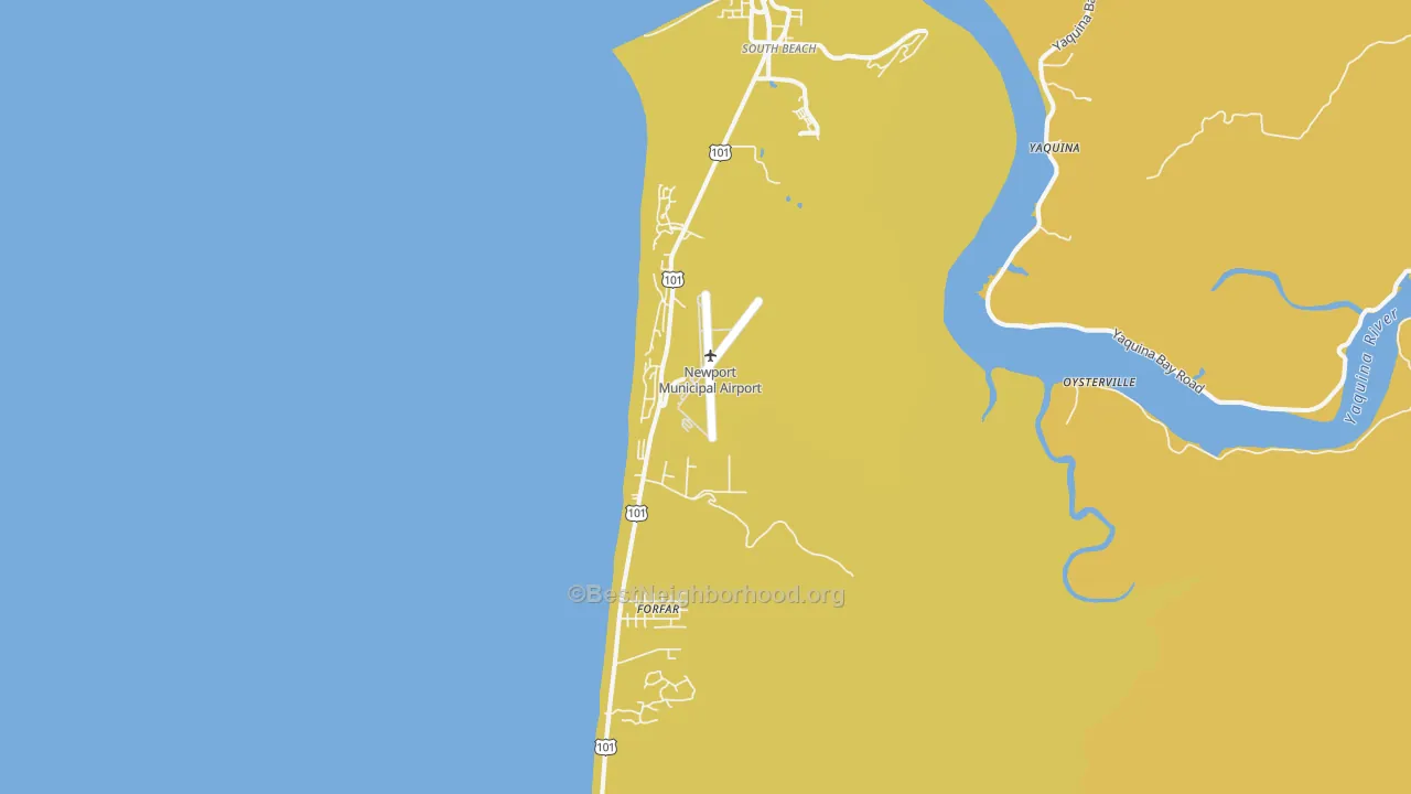 Map of the best neighborhoods in the South Beach area, with better matches in green and worse matches in red