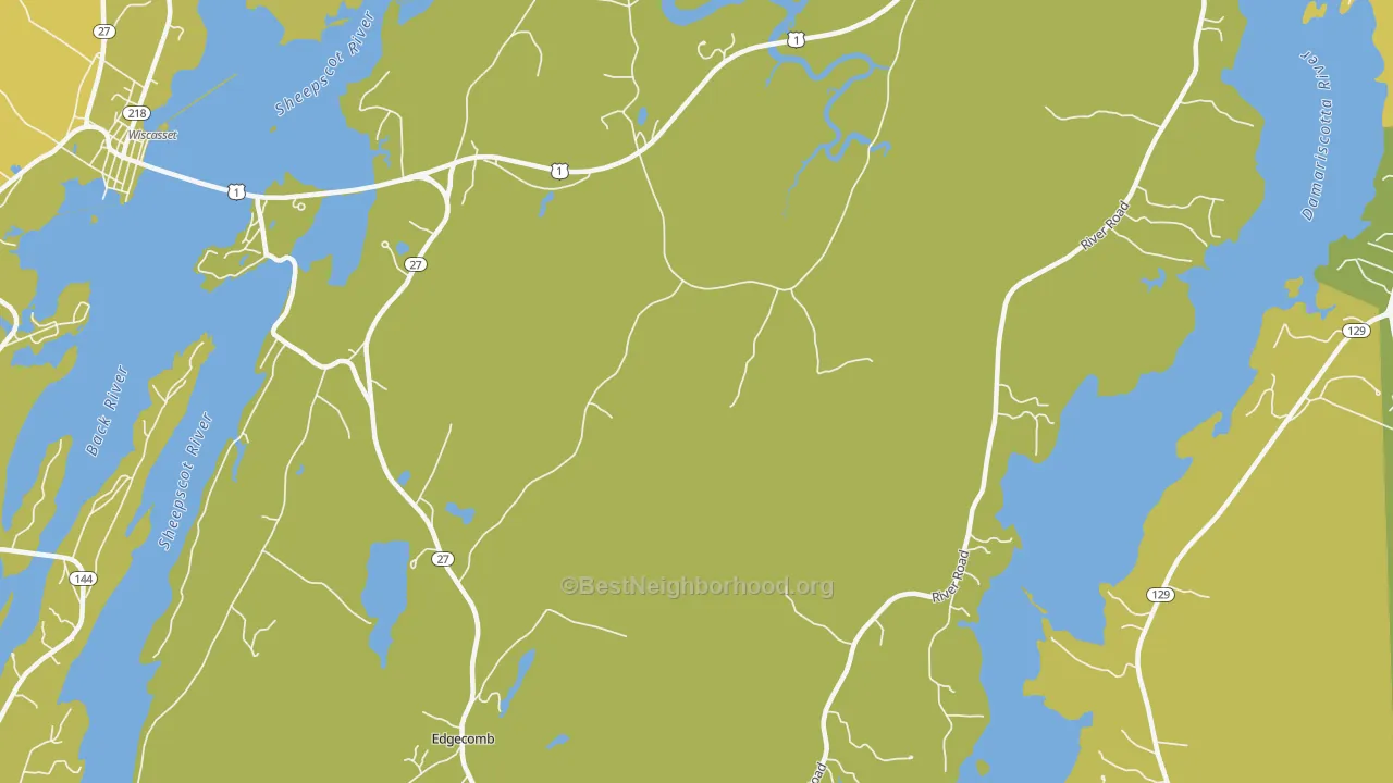 Map of the best neighborhoods in the South Newcastle area, with better matches in green and worse matches in red