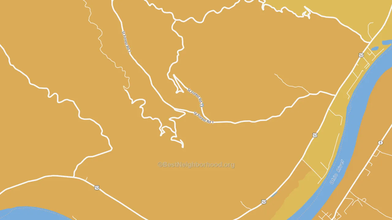 Map of the best neighborhoods in the Sunshine area, with better matches in green and worse matches in red