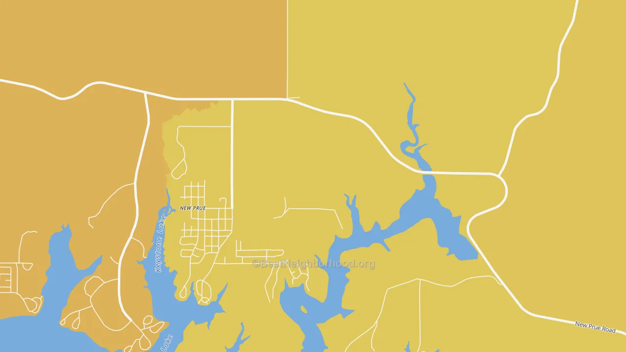 Map of the best neighborhoods in the Timberlane area, with better matches in green and worse matches in red