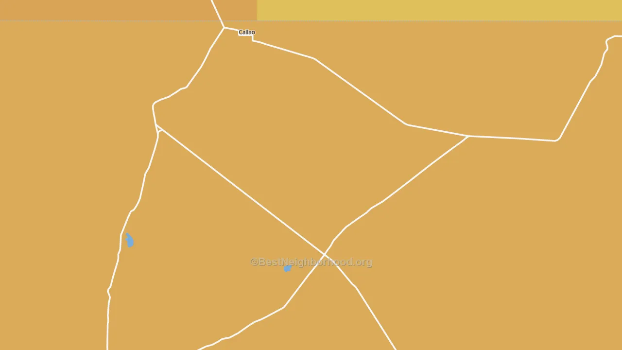 Map of the best neighborhoods in the Trout Creek area, with better matches in green and worse matches in red