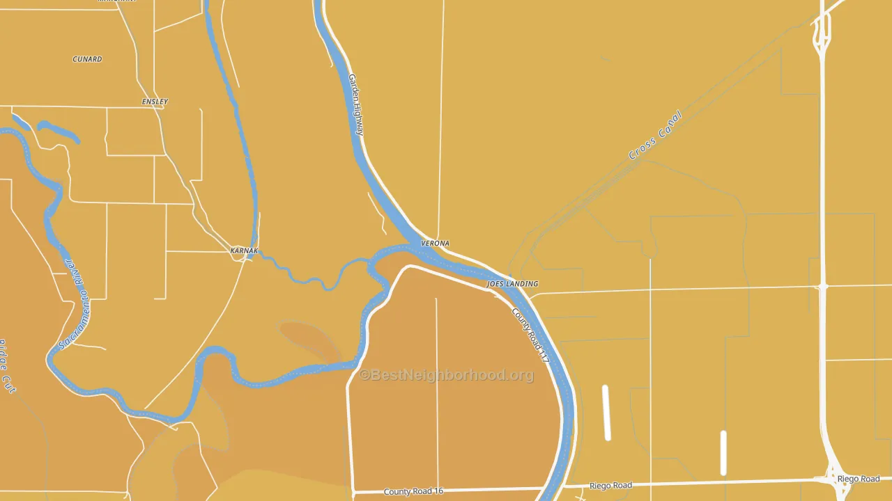 Map of the best neighborhoods in the Verona area, with better matches in green and worse matches in red