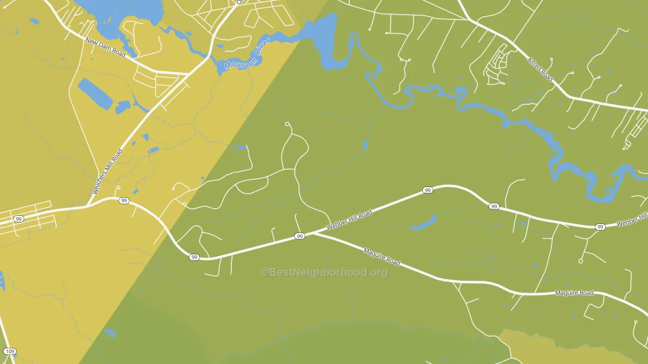 Map of the best neighborhoods in the Wells Branch area, with better matches in green and worse matches in red
