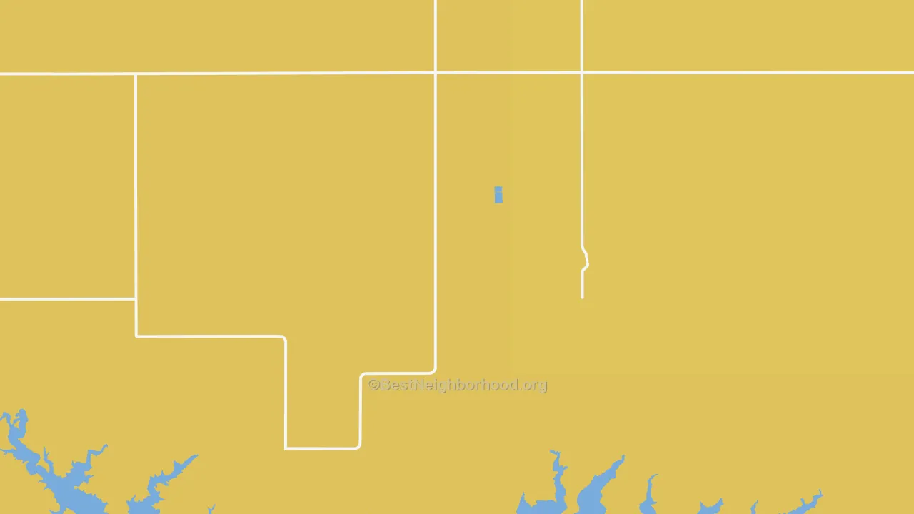 Map of the best neighborhoods in the White Shield area, with better matches in green and worse matches in red