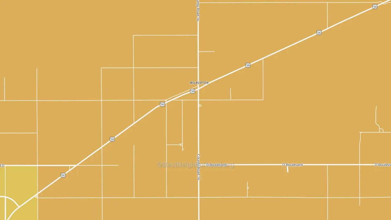 Map of the best neighborhoods in the Wilburton area, with better matches in green and worse matches in red