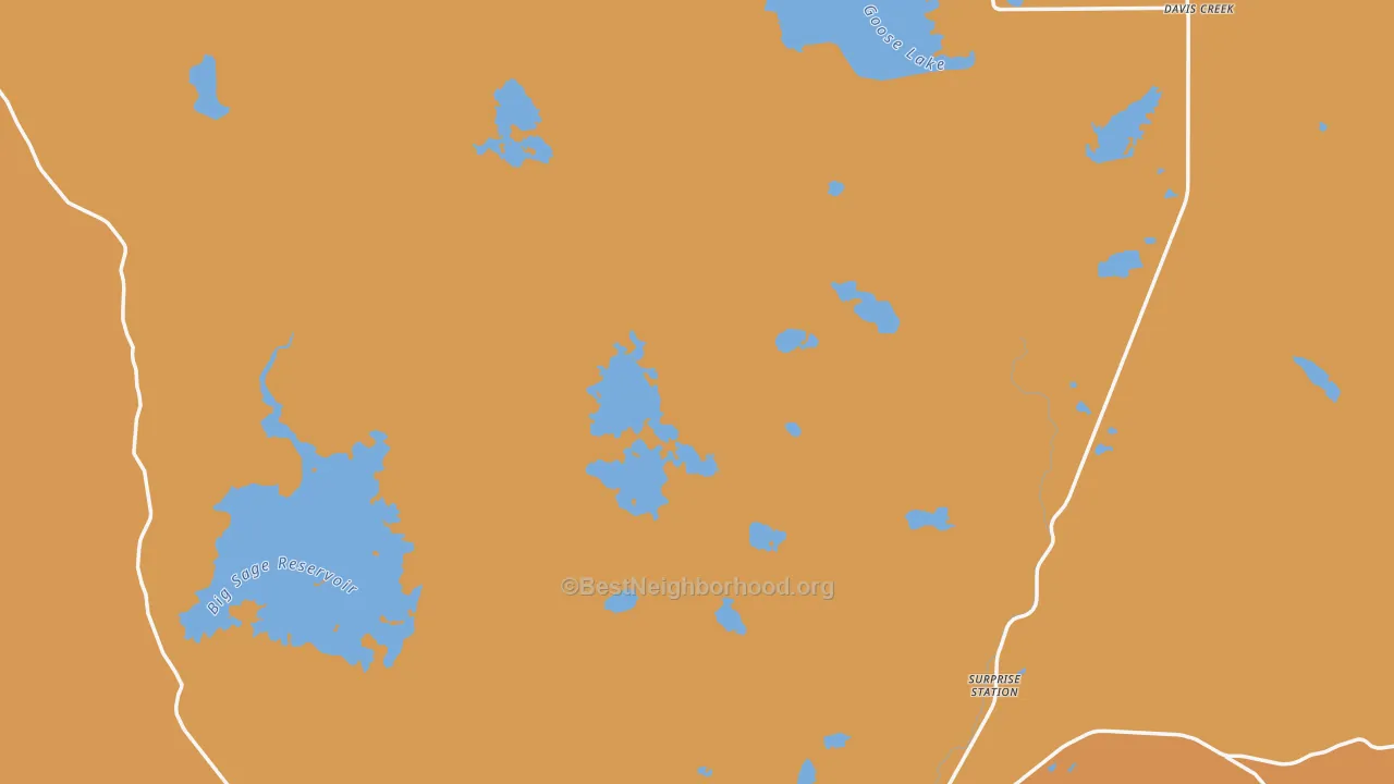 Map of the best neighborhoods in the Willow Ranch area, with better matches in green and worse matches in red