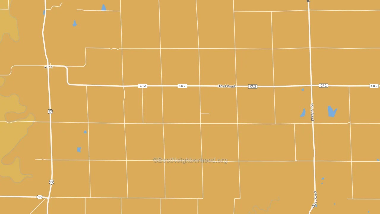 Map of the best neighborhoods in the Wilmot area, with better matches in green and worse matches in red