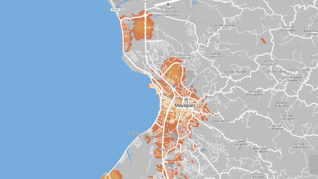 Bike Grade map of 00682, PR