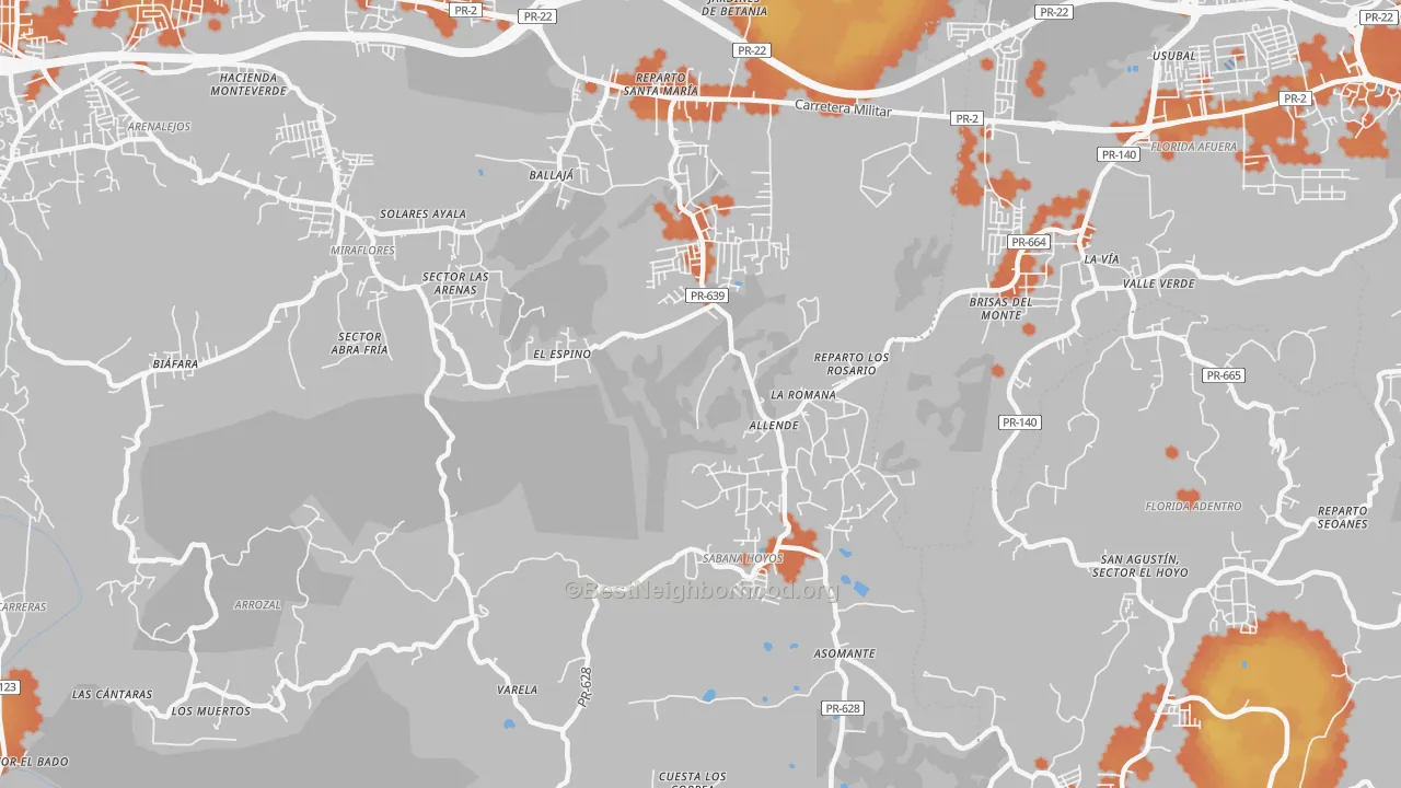 Bike Grade map of 00688, PR