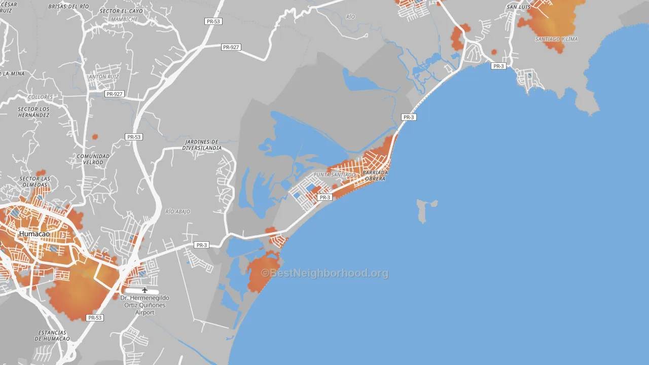 Bike Grade map of 00741, PR