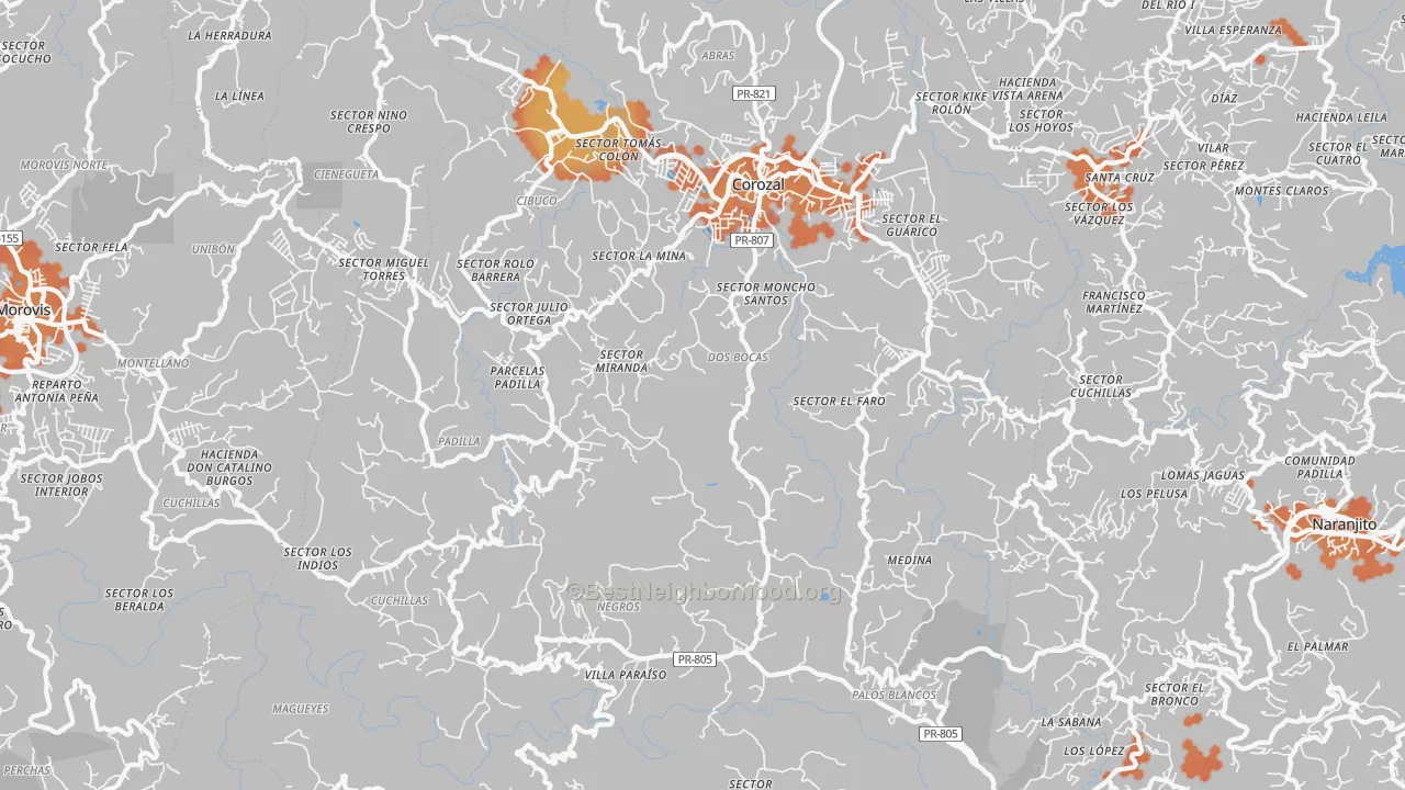 Bike Grade map of 00783, PR
