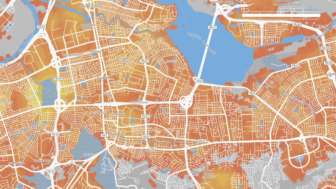 Bike Grade map of 00923, PR