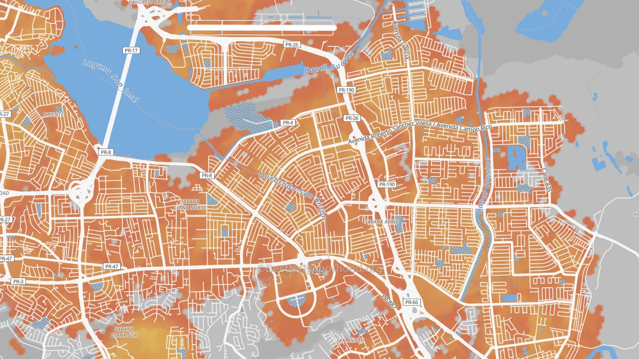 Bike Grade map of 00982, PR