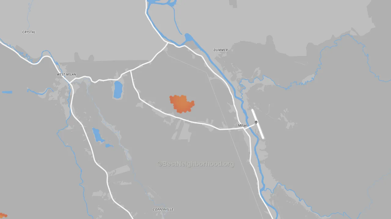 Bike Grade map of 03588, NH