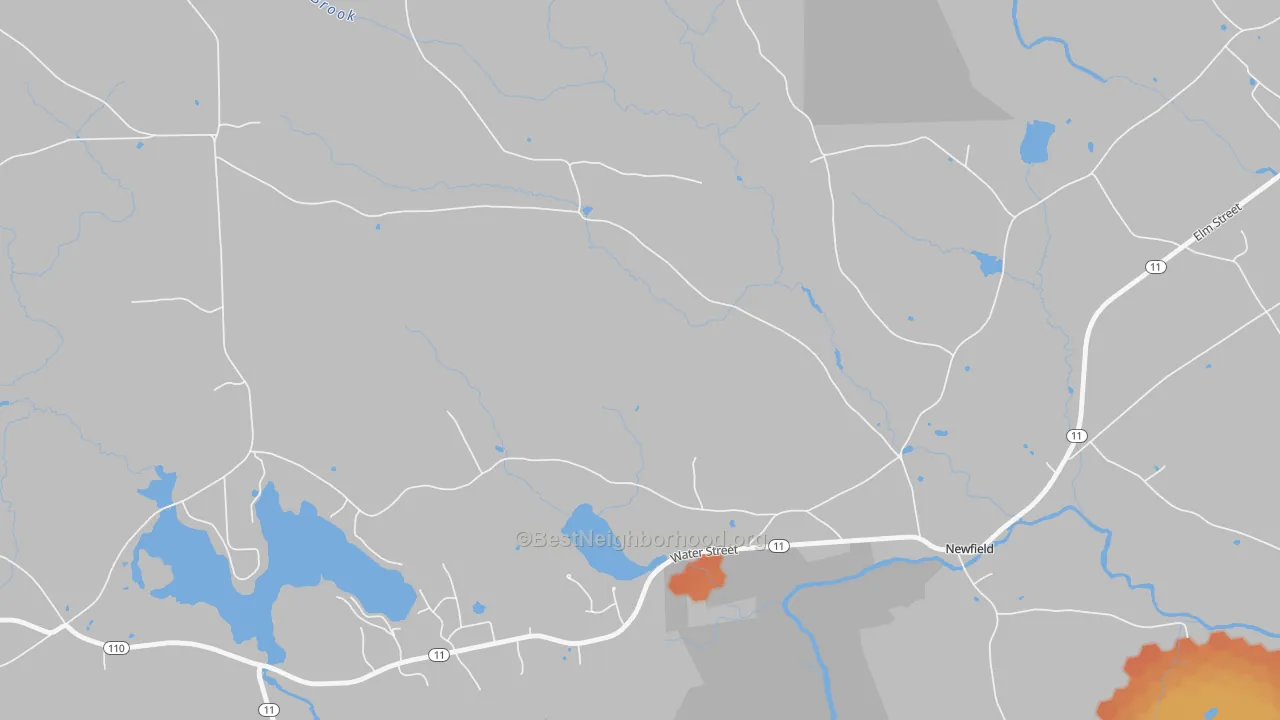 Bike Grade map of 04056, ME