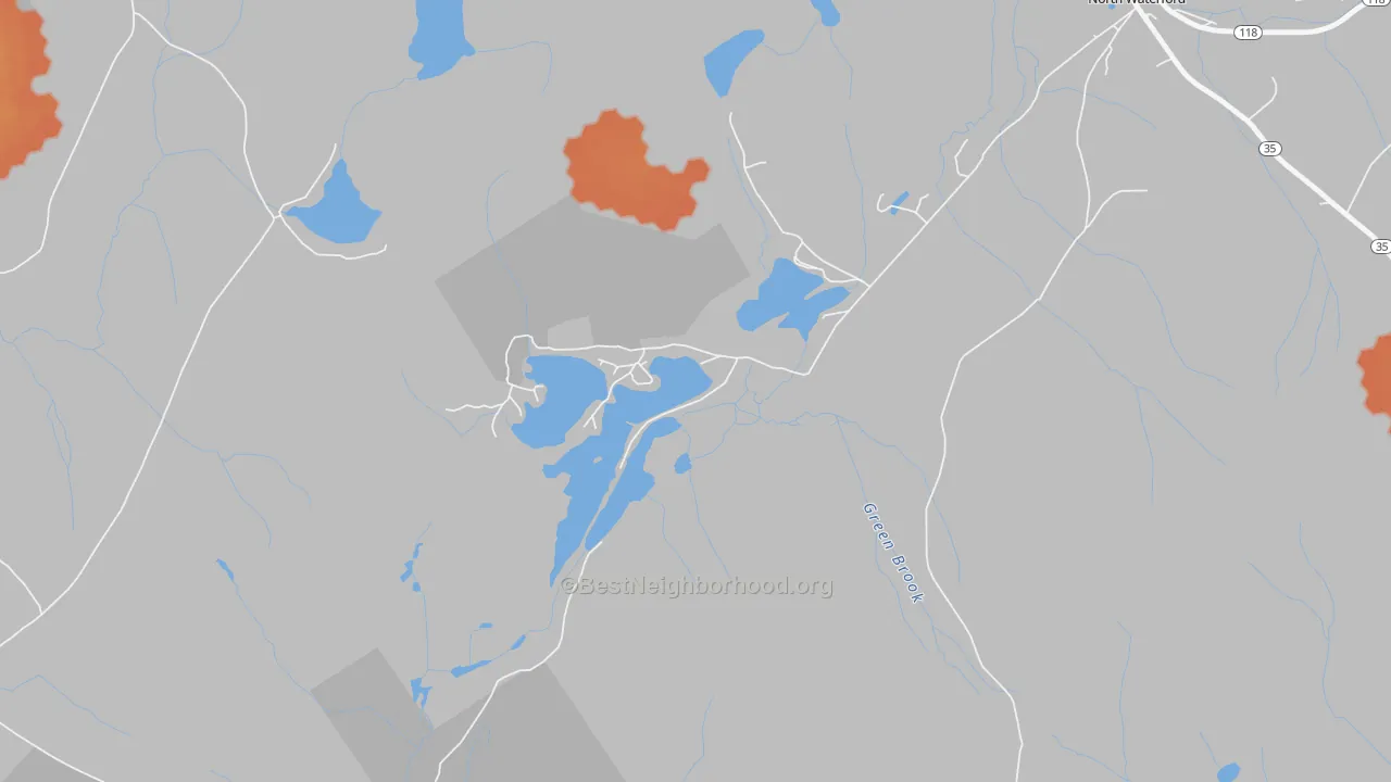 Bike Grade map of 04267, ME