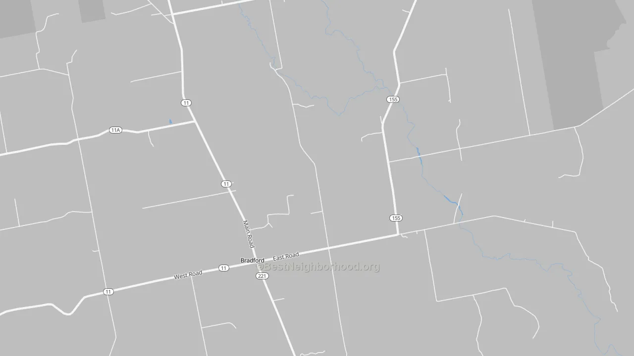 Bike Grade map of 04410, ME