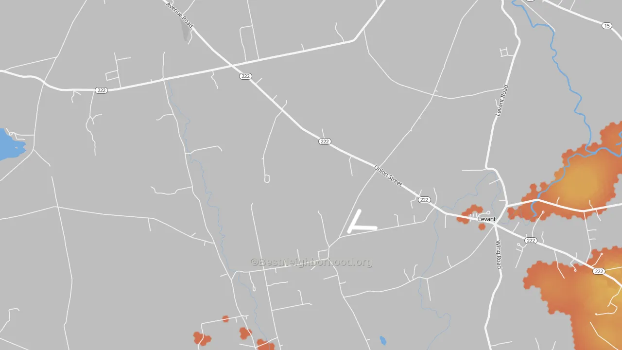 Bike Grade map of 04456, ME