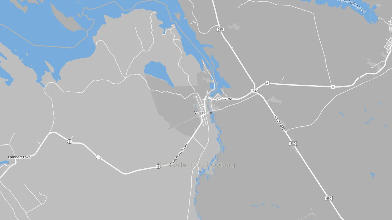 Bike Grade map of 04491, ME
