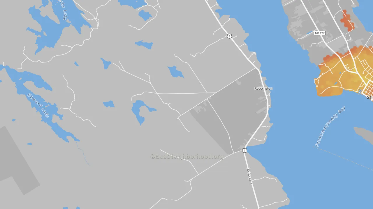 Bike Grade map of 04671, ME