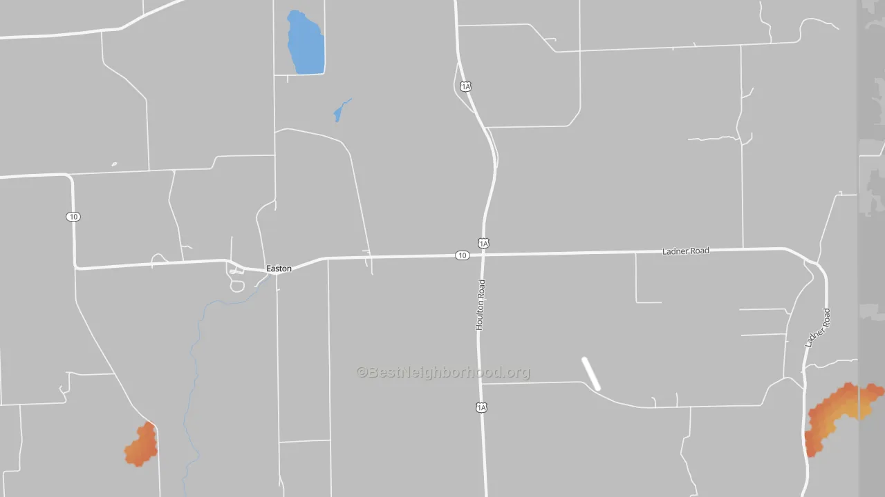 Bike Grade map of 04740, ME