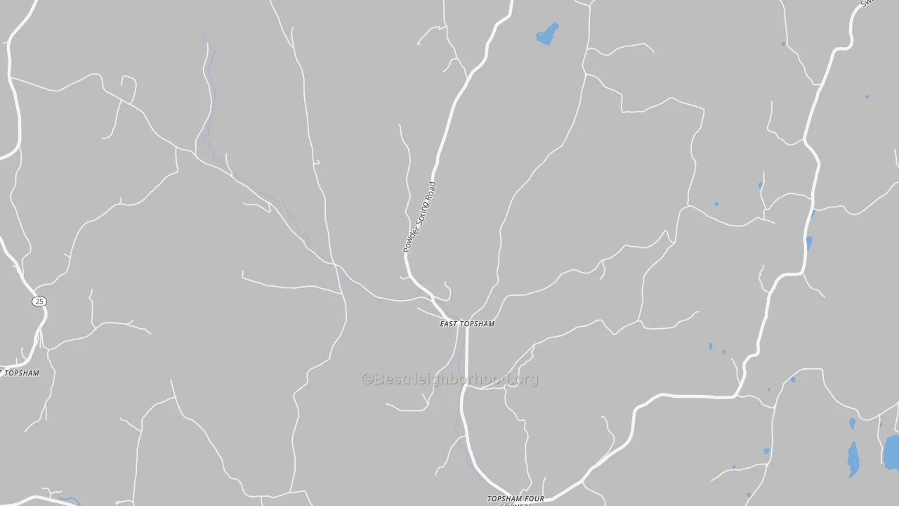 Bike Grade map of 05076, VT