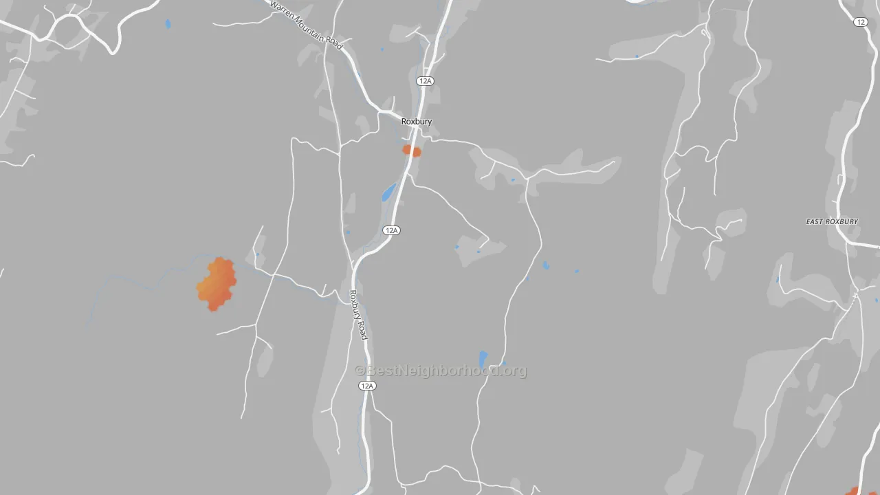 Bike Grade map of 05669, VT
