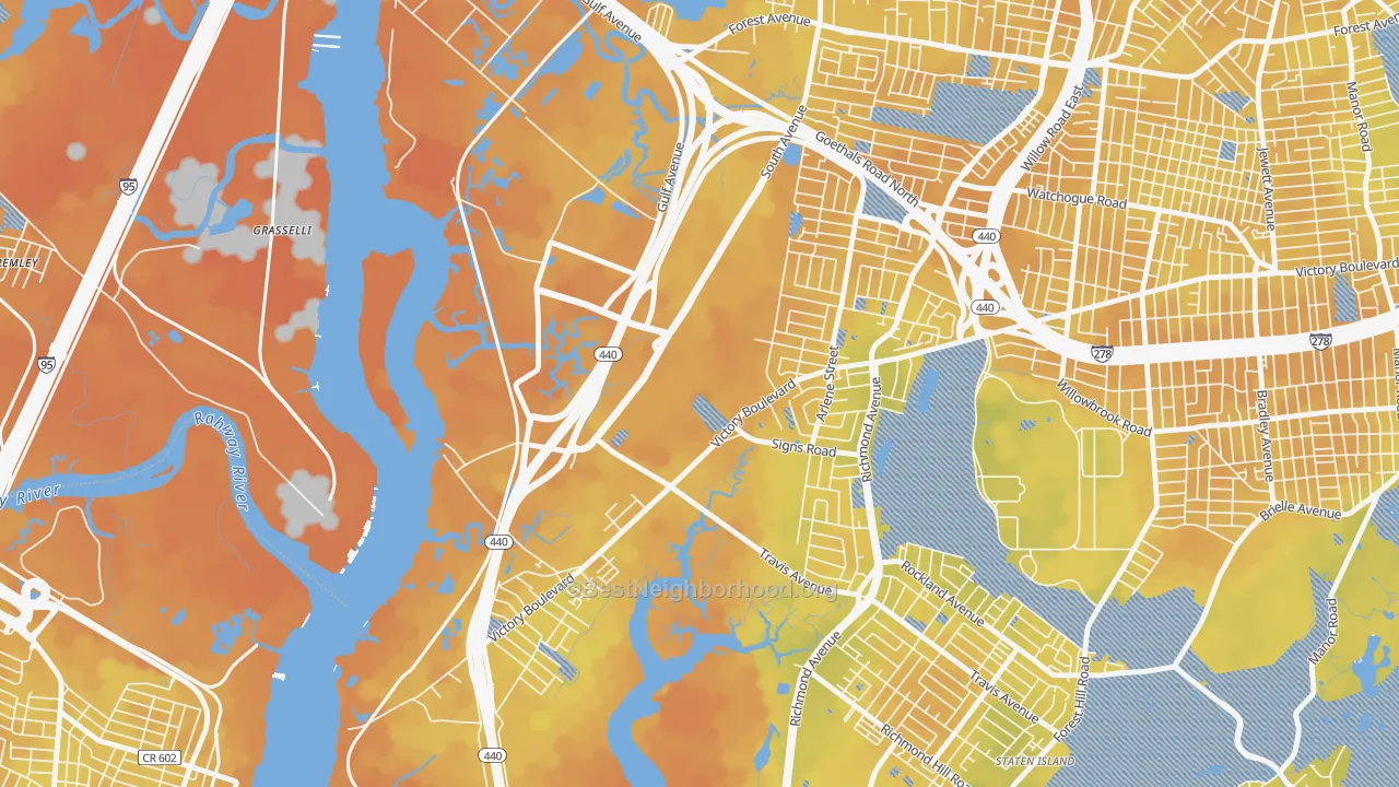 Bike Grade map of 10311, NY