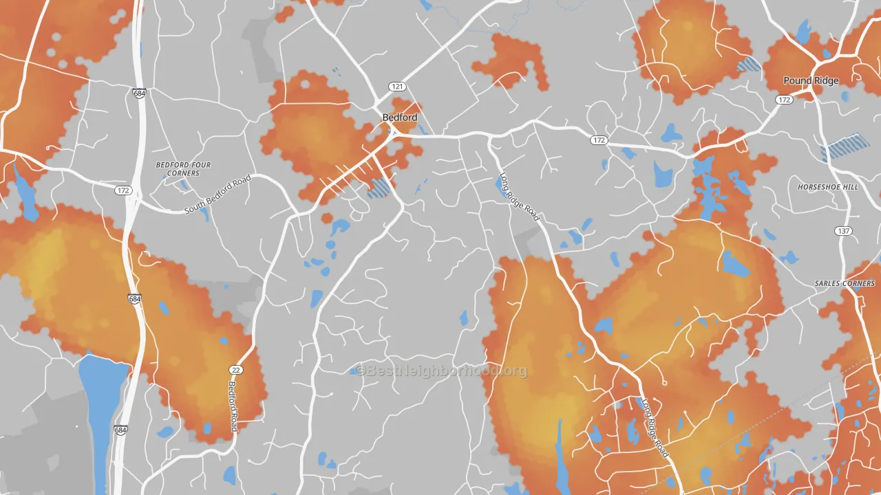 Bike Grade map of 10506, NY