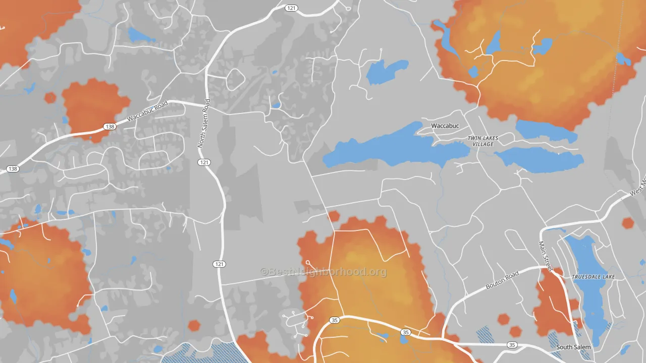 Bike Grade map of 10597, NY