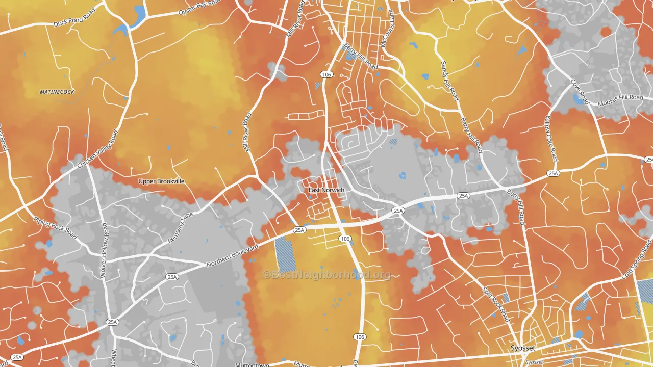 Bike Grade map of 11732, NY