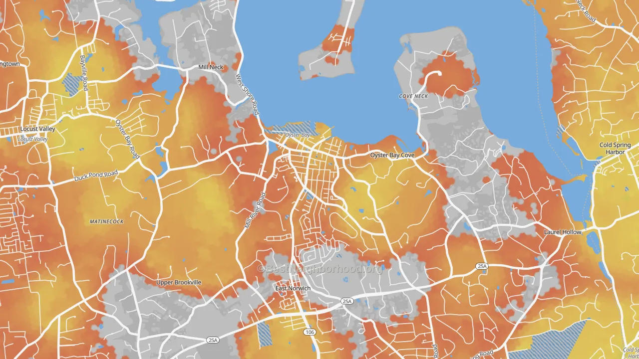 Bike Grade map of 11771, NY