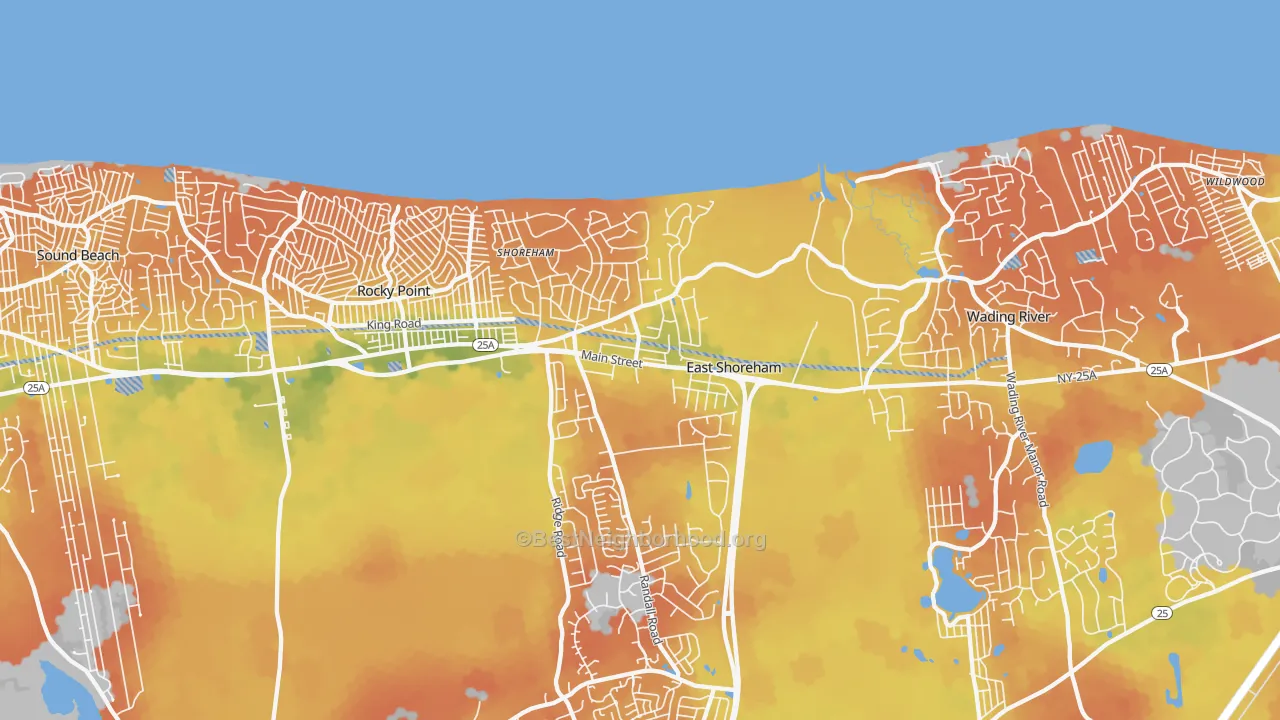 Bike Grade map of 11786, NY
