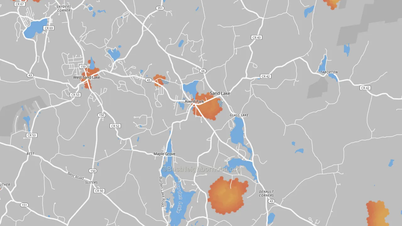 Bike Grade map of 12018, NY