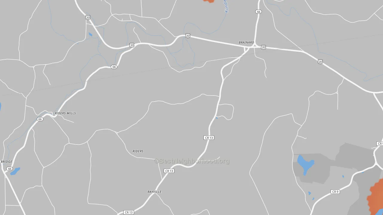 Bike Grade map of 12024, NY