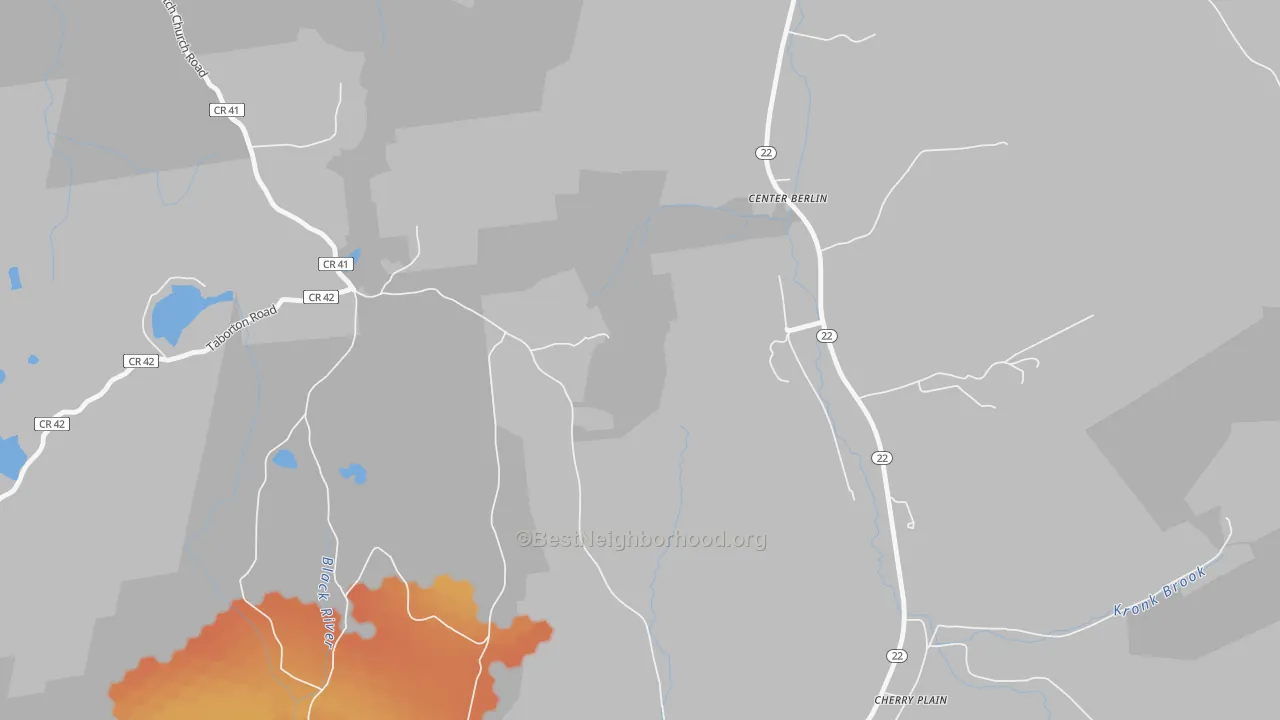 Bike Grade map of 12040, NY